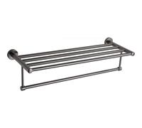 Mexen Remo étagère pour serviette, gris acier brossé - 7050720-66 89686 5905315740205