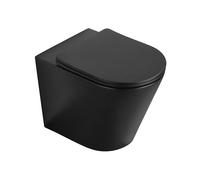Mexen Rico cuvette WC posée Rimless avec abattant slim à descente progressive, duroplast, noir mat - 32724085 82920 5905315983800