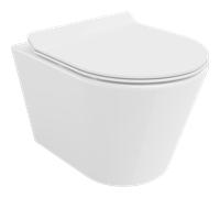 Mexen Rico cuvette wc Rimless avec abattant à descente progressive slim, duroplast, blanc brillant - 30720100 4364 5903163380239