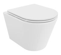 Mexen Rico cuvette WC sans bride avec siège à descente lente slim, duroplast, blanc brillant - 30720300 4369 5907709114104