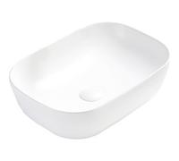 Mexen Rita lavabo à poser 45 x 32 cm, blanc mat - 21084501 15945 5907709157651