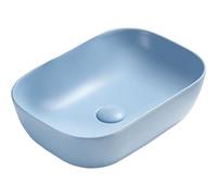 Mexen Rita lavabo à poser 45 x 32 cm, bleu mat - 21084549 15946 5907709157200