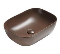 Mexen Rita lavabo à poser 45 x 32 cm, brun mat - 21084568 15950 5907709157187