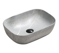Mexen Rita lavabo à poser 45 x 32 cm, pierre grise - 21084596 2313 5907709191006