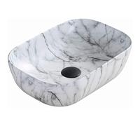 Mexen Rita lavabo sur plan 45 x 32 cm, pierre blanche - 21084591 1112 5907709190955