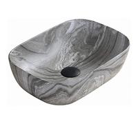 Mexen Rita lavabo sur plan 45 x 32 cm, pierre grise - 21084593 1108 5907709190979