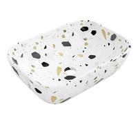 Mexen Rita vasque à poser 45 x 32 cm, pierre terrazzo blanche - 21084587 34836 5905315067180