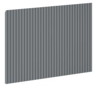 Mexen Rivel avant rainuré pour le corps du meuble de salle de bain 50 x 43,5 cm, graphite mat - 91A20-0500-470-1-66 56101 5905315945341