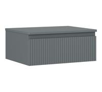 Mexen Rivel meuble de salle de bain sous-lavabo 60 cm avec plateau, 1 tiroir, rainuré, graphite mat - 91A20-06023-1-BFC66 80951 5905315474421