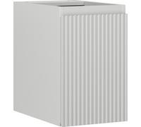 Mexen Rivel meuble de salle de bains sous vasque 30 cm, 1 porte, rainuré, gris mat - 91A21-03047-1-BF62 80182 5905315473998