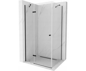 Mexen Roma cabine de douche pivotante 90 x 120 cm, transparent, noir - 854-090-120-70-00 3721 5907709103849