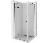 Mexen Roma cabine de douche pivotante 90 x 90 cm, transparente, noire - 854-090-090-70-00 3718 5907709103719