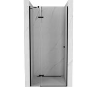 Mexen Roma Porte de douche pivotante 110 cm, transparente, noire - 854-110-00...