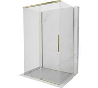 Mexen Rox-3S cabine de douche 3 pentes coulissante 115 x 100 cm, transparente, dorée - 8C2-115-100-50-00-3S 87283 5905315718020