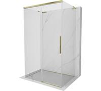 Mexen Rox-3S L Cabine de douche à 3 parois coulissante 100 x 85 cm, transparente, dorée - 8C2L-100-085-50-00-3S 87030 5905315756756