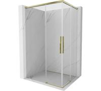 Mexen Rox Double cabine de douche coulissante 100 x 85 cm, transparent, or - 8C2D-100-085-50-00 85196 5905315749567