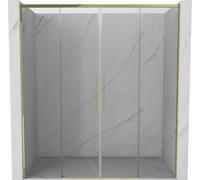 Mexen Rox Double portes coulissantes 190 cm Transparent Doré