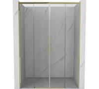 Mexen Rox Duo porte de douche coulissante 150 cm, transparent, dorée - 8C2-150-002-50-00 85282 5905315747976