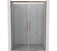Mexen Rox Duo portes de douche coulissantes 150 cm, transparentes, or rose - 8C2-140-002-60-00 - 8C2-150-002-60-00 85302 5905315748119