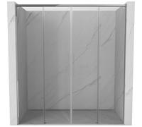 Mexen Rox Duo portes de douche coulissantes 190 cm, transparentes, chrome - 8C2-190-002-01-00 85265 5905315747877
