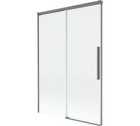 Mexen Rox paroi de baignoire pliante à 2 volets 120 x 150 cm, transparent, gun metal - 8C9-120-001-95-00 85246 5905315707529
