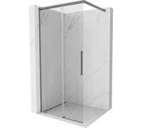 Mexen Rox paroi de douche Walk-in 120 x 200 cm, transparent 8 mm, gun metal - 8C2-120-003-95-00 86346 5905315700339