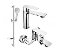 Mexen Royo DF40 ensemble de bain, chromé - 72203DF40-00 3261 5907709197213