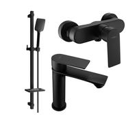 Mexen Royo Ensemble de douche DQ62, noir - 72204DQ62-70 5892 5907709197442