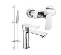 Mexen Royo Ensemble de douche DQ72, chrome - 72204DQ72-00 3282 5907709197459