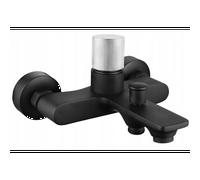 Mexen Royo One batterie de bain, noire/chrome - 72230-77 4622 5907709112872