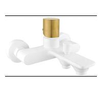 Mexen Royo One robinet de baignoire, blanc/or - 72231-25 4619 5907709112902