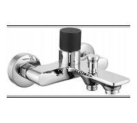 Mexen Royo One robinet de baignoire, chrome/noir - 72231-07 4616 5907709112865