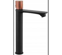 Mexen Royo One robinet de lavabo haut, noir/or rose - 72211-76 4613 5907709109810