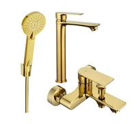 Mexen Royo R40 ensemble de bain, doré - 72213R40-50 3337 5907709198005