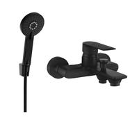 Mexen Royo R40 robinet de baignoire avec ensemble de douche, noir - 7223R40-70 3358 5907709198180