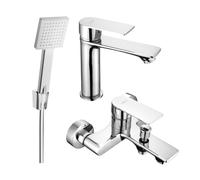 Mexen Royo R45 ensemble de bain, chrome - 72203R45-00 3288 5907709197558