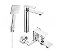 Mexen Royo R45 ensemble de bain, chromé - 72213R45-00 3330 5907709198029