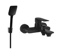 Mexen Royo R62 robinet de baignoire avec ensemble de douche, noir - 7223R62-70 3360 5907709198258