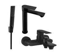 Mexen Royo R72 ensemble de bain, noir - 72213R72-70 3344 5907709198104