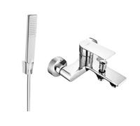 Mexen Royo R72 robinet de baignoire avec ensemble de douche, chromé - 7223R72-00 3349 5907709198265