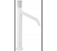 Mexen Rumba One robinet de lavabo haut, blanc/chrome - 73511-22 4528 5907709109957