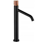 Mexen Rumba One robinet de lavabo haut, noir/or rose- 73511-76 4536 5907709109995