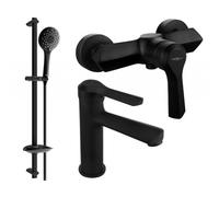 Mexen Sabre DB74 ensemble de douche, noir - 72104DB74-70 3113 5907709195745