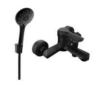 Mexen Sabre R74 robinet de baignoire avec ensemble de douche, noir - 7213R74-70 3139 5907709196001