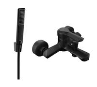 Mexen Sabre Robinet de baignoire R72 avec ensemble de douche, noir - 7213R72-70 3137 5907709195981