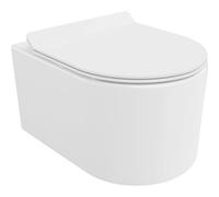 Mexen Sofia cuvette WC Rimless avec abattant à descente lente slim, duroplast, blanc brillant - 30540100 4331 5903163380253
