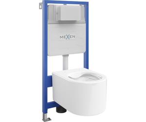 Mexen Sofia ensemble encastré WC cadre Fenix Slim avec cuvette WC, blanc brillant - 6103354XX00 12997 5907709163478