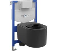 Mexen Sofia ensemble encastré WC châssis Fenix XS-F avec cuvette WC, noir mat - 6803354XX85 13118 5907709163942