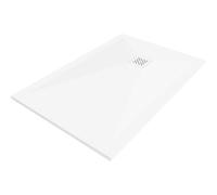 Mexen Stone+ receveur de douche composite rectangulaire 80 x 70 cm, blanc, cache blanc - 44107080-W 24824 5905315222299