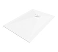 Mexen Stone+ receveur de douche rectangulaire en composite 80 x 70 cm, blanc, cache blanc - 44107080-W 24824 5905315222299